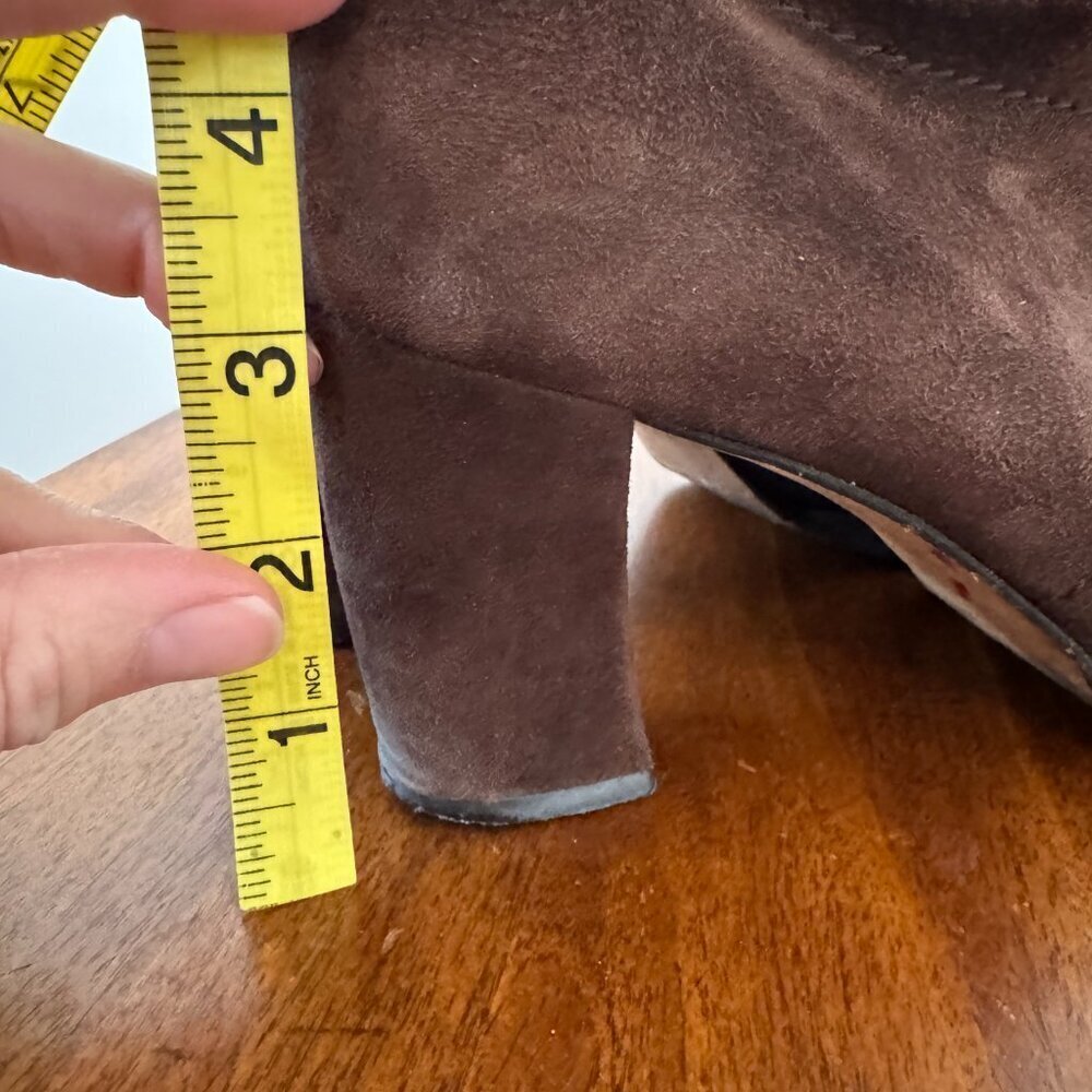 Escada Suede Brown Boots - Picture 10 of 12